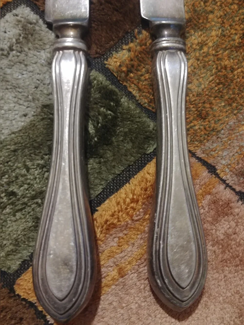 Classic Silver-Plated Dinner Knife - French Style